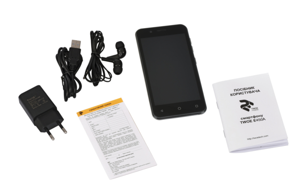 Smartphone 2E E450A DualSim Black
