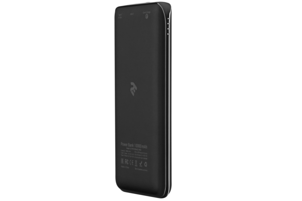 Power Bank 2E 10000 мАч Black Quick Charge