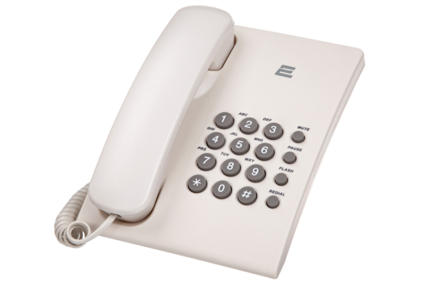 Аналоговий телефон 2E AP-210 White