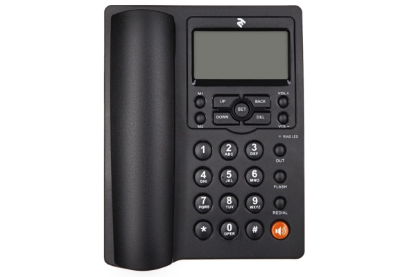 Аналоговий телефон 2E AP-410 Black