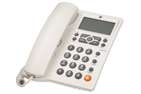 Аналоговый телефон 2E AP-410 White