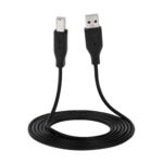 Кабель 2E USB 2.0 (AM/BM) DSTP, 1.8м, Black