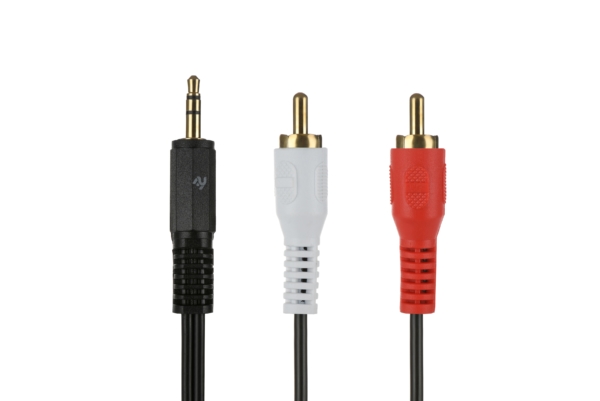 Cable 2E Aux 3.5mm – 2RCA 1.8m