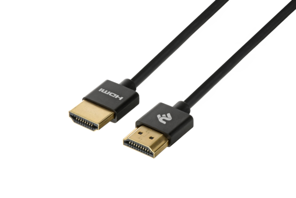 Кабель 2Е HDMI 2.0 Gen 2 Ultra Slim Cable Black 1m