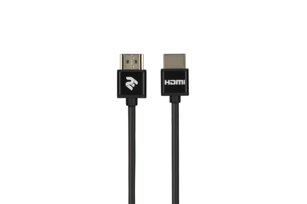 Cable 2Е HDMI 2.0 (AM/AM), Slim, High Speed, Alumium Black 2m