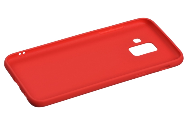 2E Basic Case for Samsung Galaxy A6 2018 (A600), Soft touch, Red