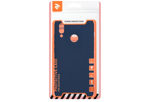 2E Basic Case for Huawei P Smart 2019, Soft touch, Navy
