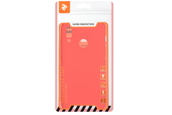 2E Basic Case for Huawei P Smart 2019, Soft touch, Peach