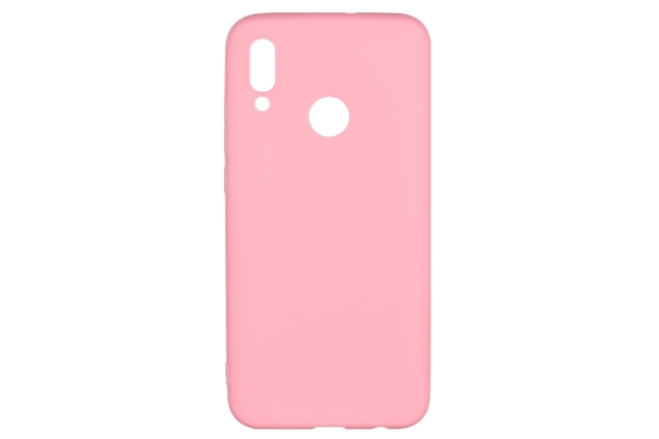 2E Basic Case for Huawei P Smart 2019, Soft touch, Pink