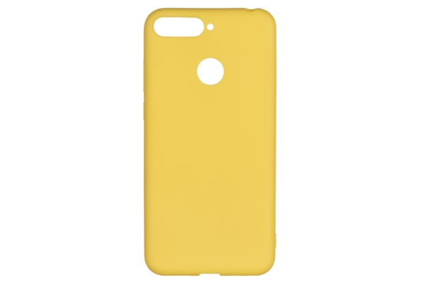 2E Basic Case for Huawei Y6 prime 2018, Soft touch, Mustard