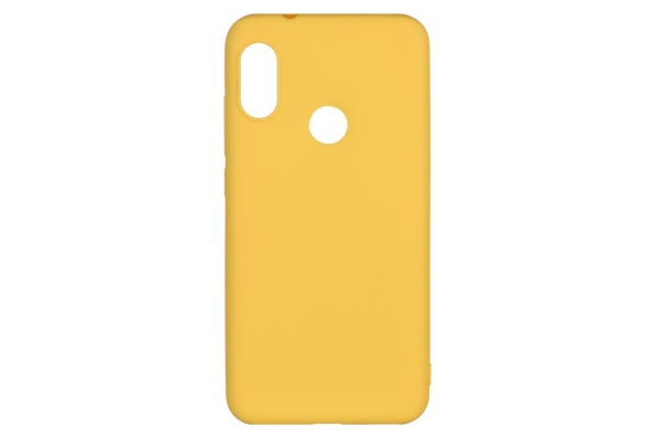 2E Basic Case for Xiaomi Redmi 6 Pro, Soft touch, Mustard