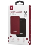 Power Bank 2Е SOTA series Slim 20000 мАг Red