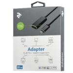 Adapter 2Е Type-C to DisplayPort, Alluminum, 0.2m