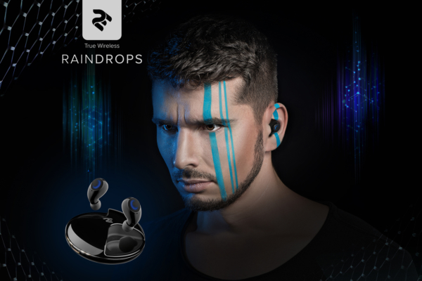 Навушники 2E RainDrops True Wireless, Black
