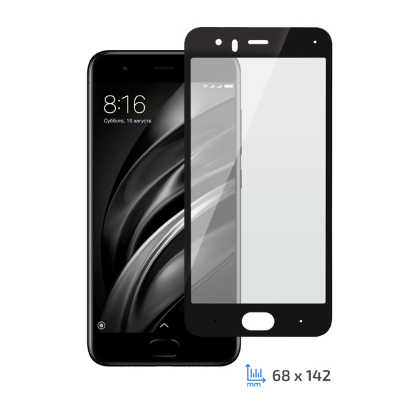 Защитное стекло 2E Xiaomi Mi 6, 3D black border FG