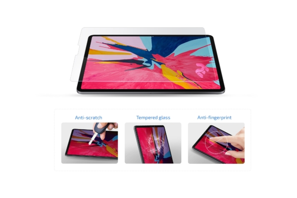 Захисне скло 2E Apple iPad Pro 12.9″ 2018, 2.5D Clear