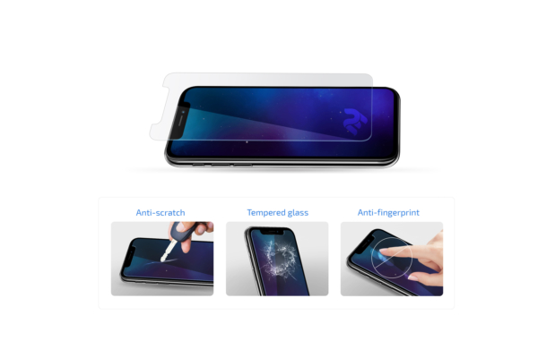 Protective Glass Set 2E Samsung Galaxy A30/A50, 2.5D Clear