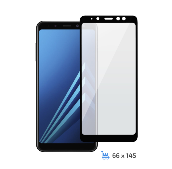 Захисне скло 2E Samsung Galaxy A8 2018, 3D black border EG