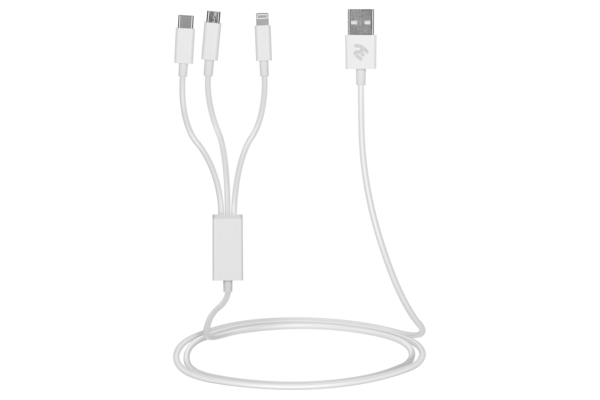 2E Cable USB 3 in 1 Micro/Lightning/Type C