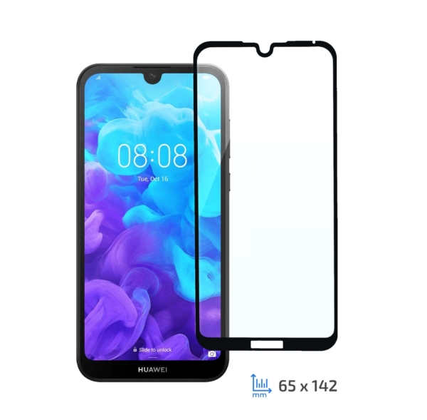 Protective Glass 2E Basic для Huawei Y5 2019/Honor 8S, 3D FG, Black