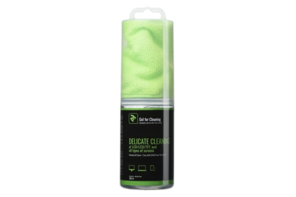 2E cleaning kit — 300 ml gel and 10×10/20×20 cm cloth, 2 pcs