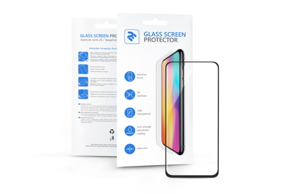 Protective Glass 2E Basic for Xiaomi MI 9, 3D FG, Black