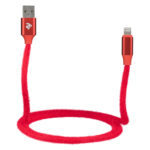2E Fur USB 2.0 to Lightning Cable, 1m, Red