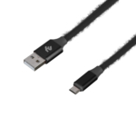 2E Fur USB 2.0 to MicroUSB Cable, 1m, Black