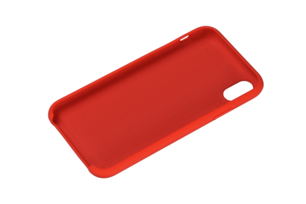 2Е Case for Apple iPhone XS, Liquid Silicone, Red