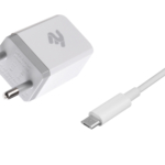 Network Charger USB Wall Charger+Cable MicroUSB, White