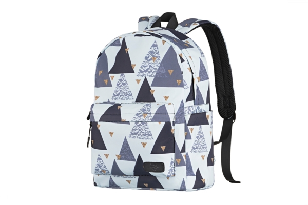 Рюкзак для ноутбука 2E BPT6114WT, TeensPack Triangles 13″, White