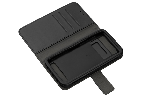 Чохол 2E Eco Leather універсальний для смартфонів з діагоналлю 4.5-5″, Black