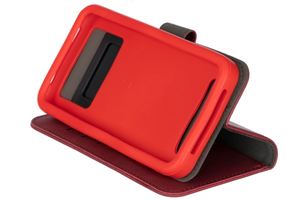 Чохол 2E Silk Touch універсальний для смартфонів з діагоналлю 5.5-6″, Сarmine red