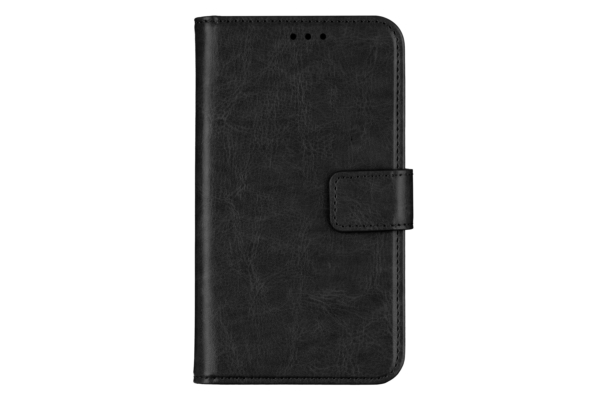 Чехол 2E Eco Leather универсальный для смартфонов с диагональю 6-6.5″, Black