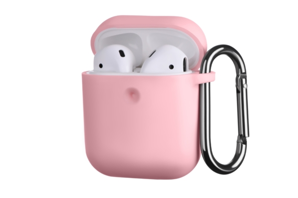 Чохол 2Е для Apple AirPods, Pure Color Silicone (3.0mm), Light pink