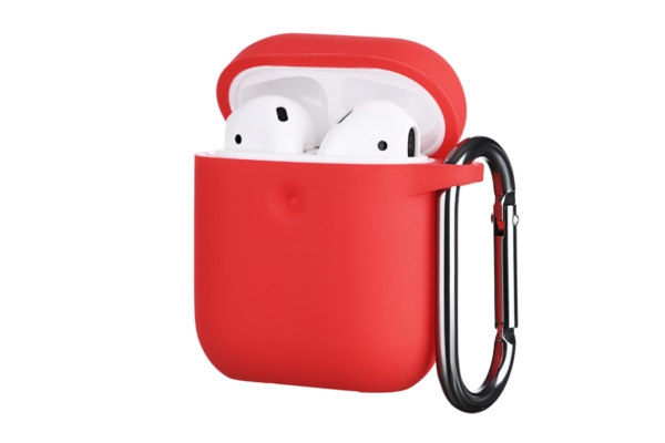 Чохол 2Е для Apple AirPods, Pure Color Silicone (3.0mm), Red