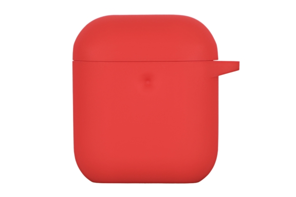 2E earphone case for AirPods, Pure Color Silicone (3.0mm), Red