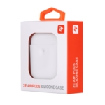 Чохол 2Е для Apple AirPods, Pure Color Silicone (3.0mm), White