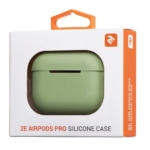 Чохол 2Е для навушників Apple AirPods Pro, Pure Color Silicone (2.5mm), Light green
