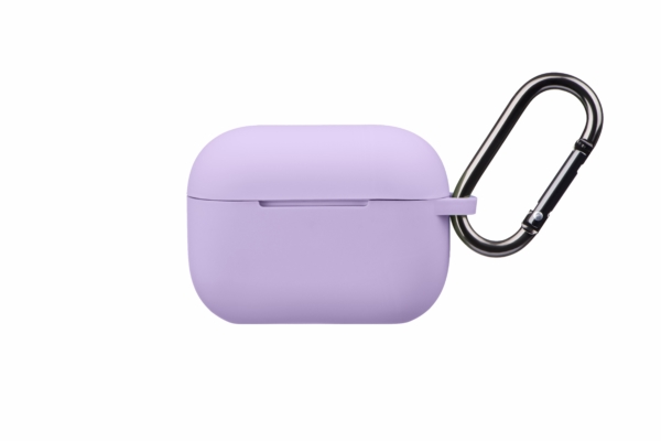 2Е earphone case for Apple AirPods Pro, Pure Color Silicone (2.5mm), Light purple
