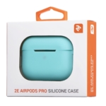 Чохол 2Е для навушників Apple AirPods Pro, Pure Color Silicone (2.5mm), Mint