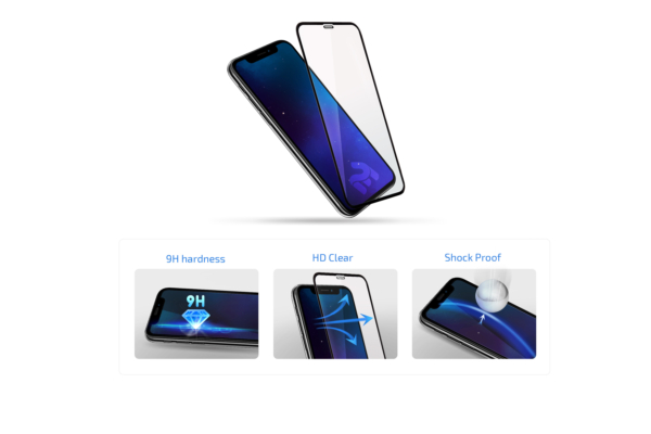 Защитное стекло 2E для Samsung Galaxy S20 Ultra, 3D EG, black border