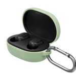 2E earphone case for Xiaomi AirDots, Pure Color Silicone (1.5mm), Light green