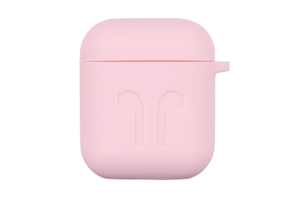 Чехол 2Е для Apple AirPods, Pure Color Silicone Imprint (1.5mm), Light pink