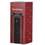 Акустична система 2E SoundXTube TWS, MP3, Wireless, Waterproof Red