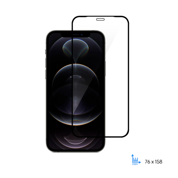 Защитное стекло 2E для Apple Iphone 12 Pro Max, 2.5D FCFG, black border