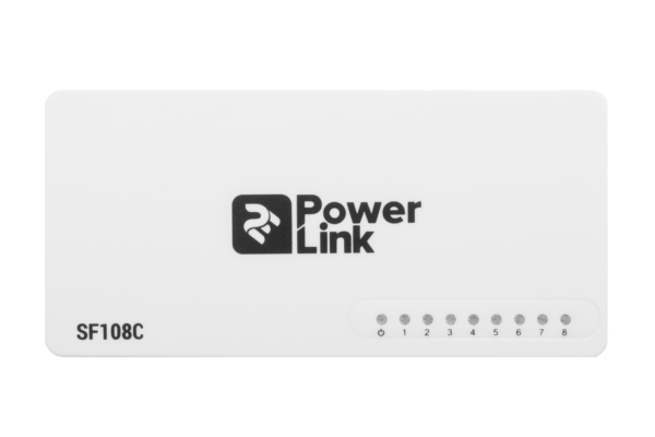 Комутатор 2E PowerLink SF108C 8xFE, некерований