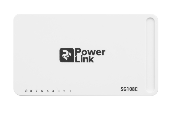 Комутатор 2E PowerLink SG108C 8xGE, некерований