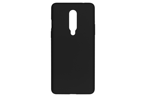 2E Basic case for OnePlus 8 (IN2013), Solid Silicon, Black