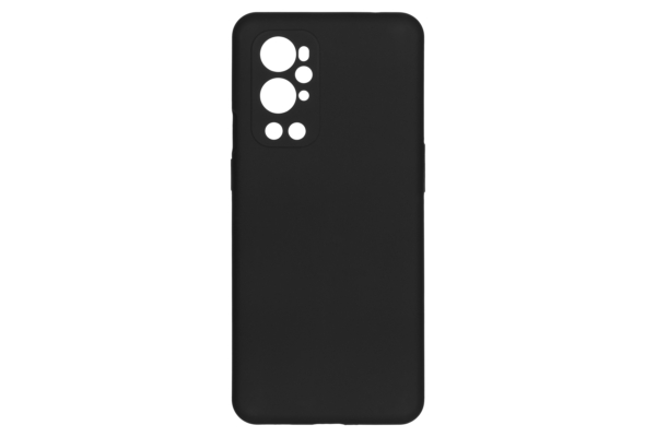 2E Basic case for OnePlus 9 Pro (LE2123), Solid Silicon, Black